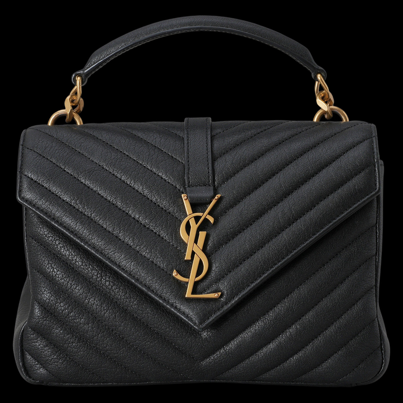 YVES SAINT LAURENT(USED)생로랑 600279 컬리지 미디움 백